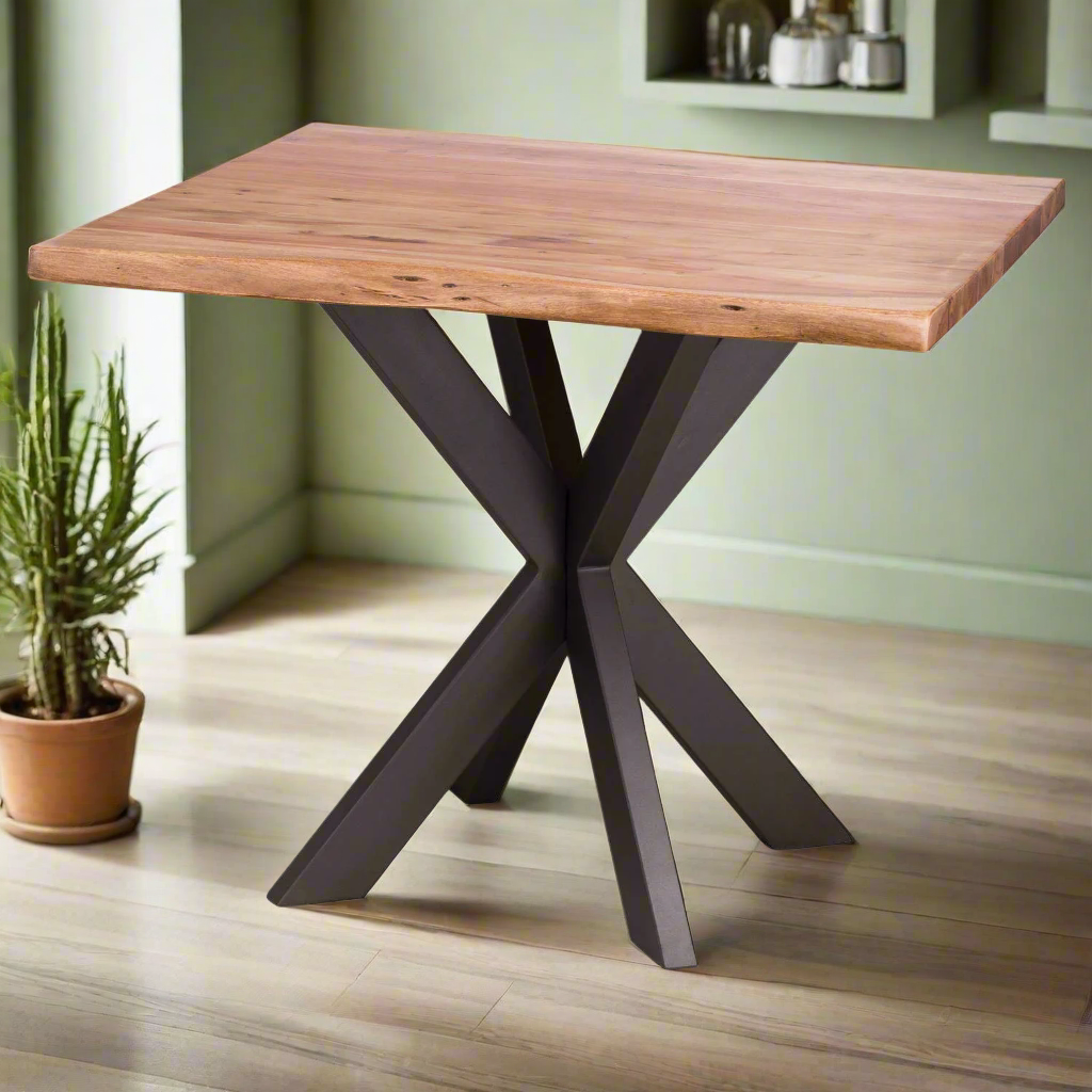 Live Edge Collection Square Dining Table