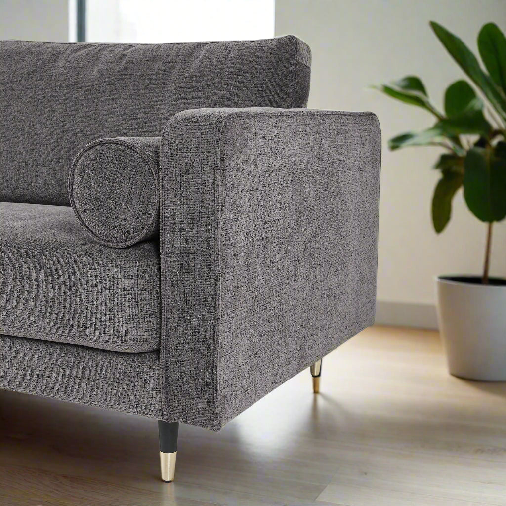 Hampton Grey Large Sofa