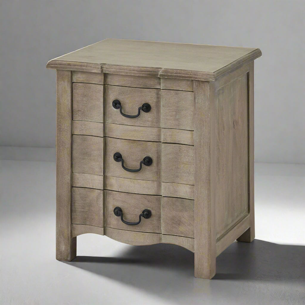 Copgrove Collection 3 Drawer Bedside Table