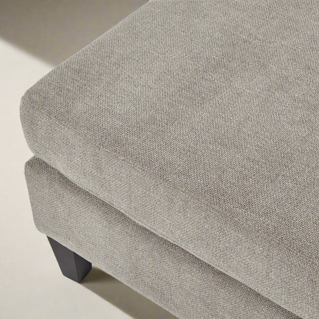 Vesper Taupe Ottoman Foot Stool