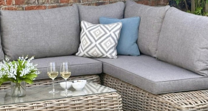Amalfi Collection Outdoor Large Corner Set