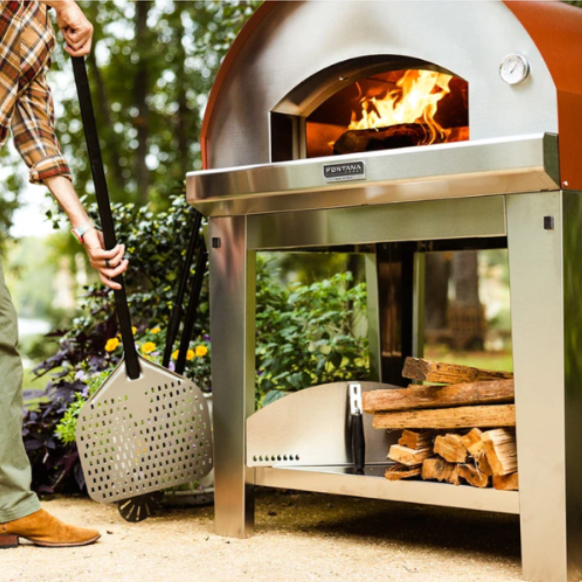 Fontana Mangiafuoco Build-In Dual Fuel Pizza Oven