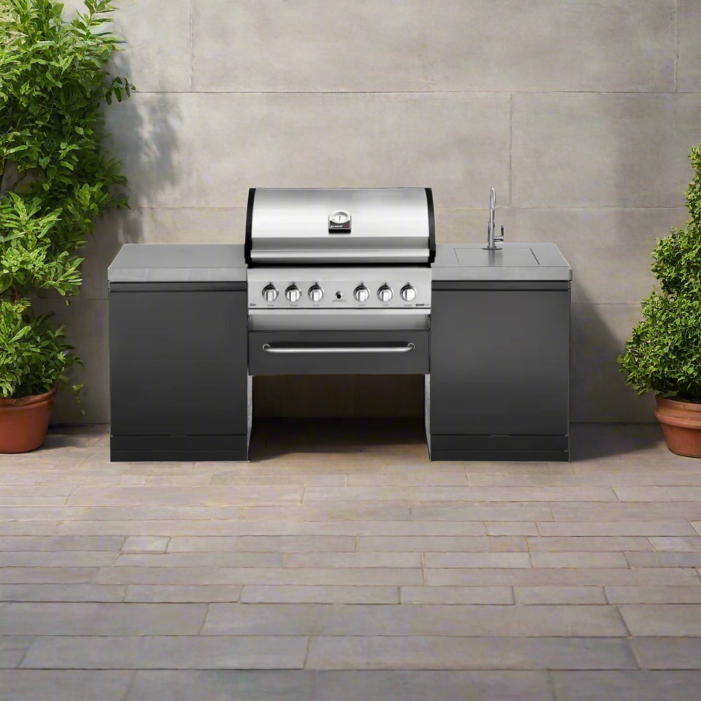 Grand Pro 205cm Series Elite 5 Burner Modular Outdoor Kitchen