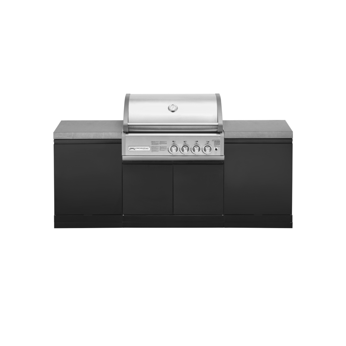 Grand Pro 215cm Series Crossray 4 Burner Modular Outdoor Kitchen