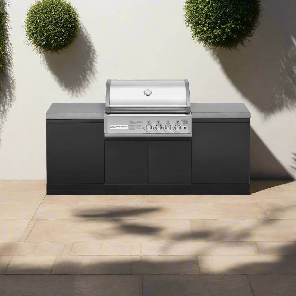 Grand Pro 272cm Series Crossray 4 Burner Modular Outdoor Kitchen