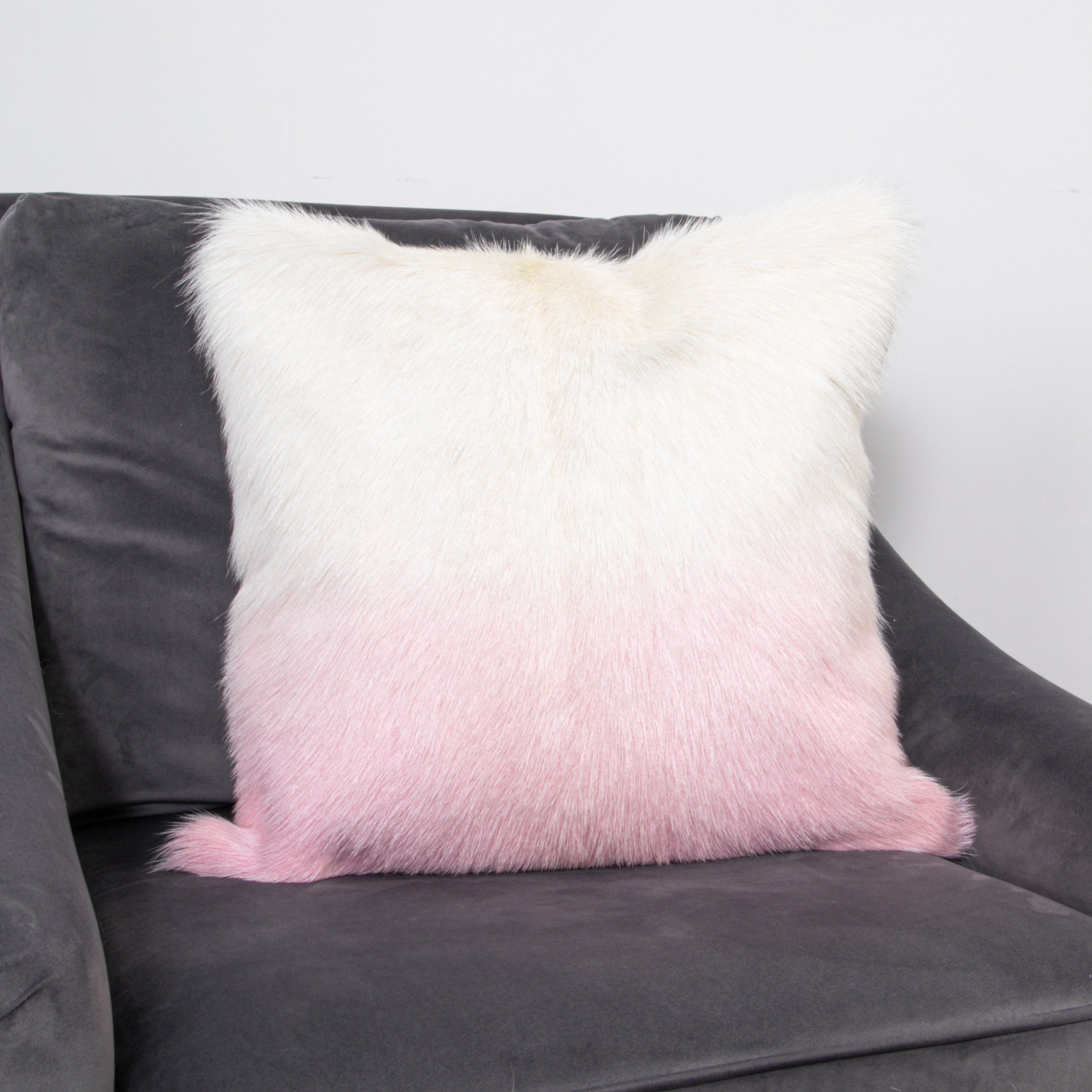 Natural Goatskin Square Cushions