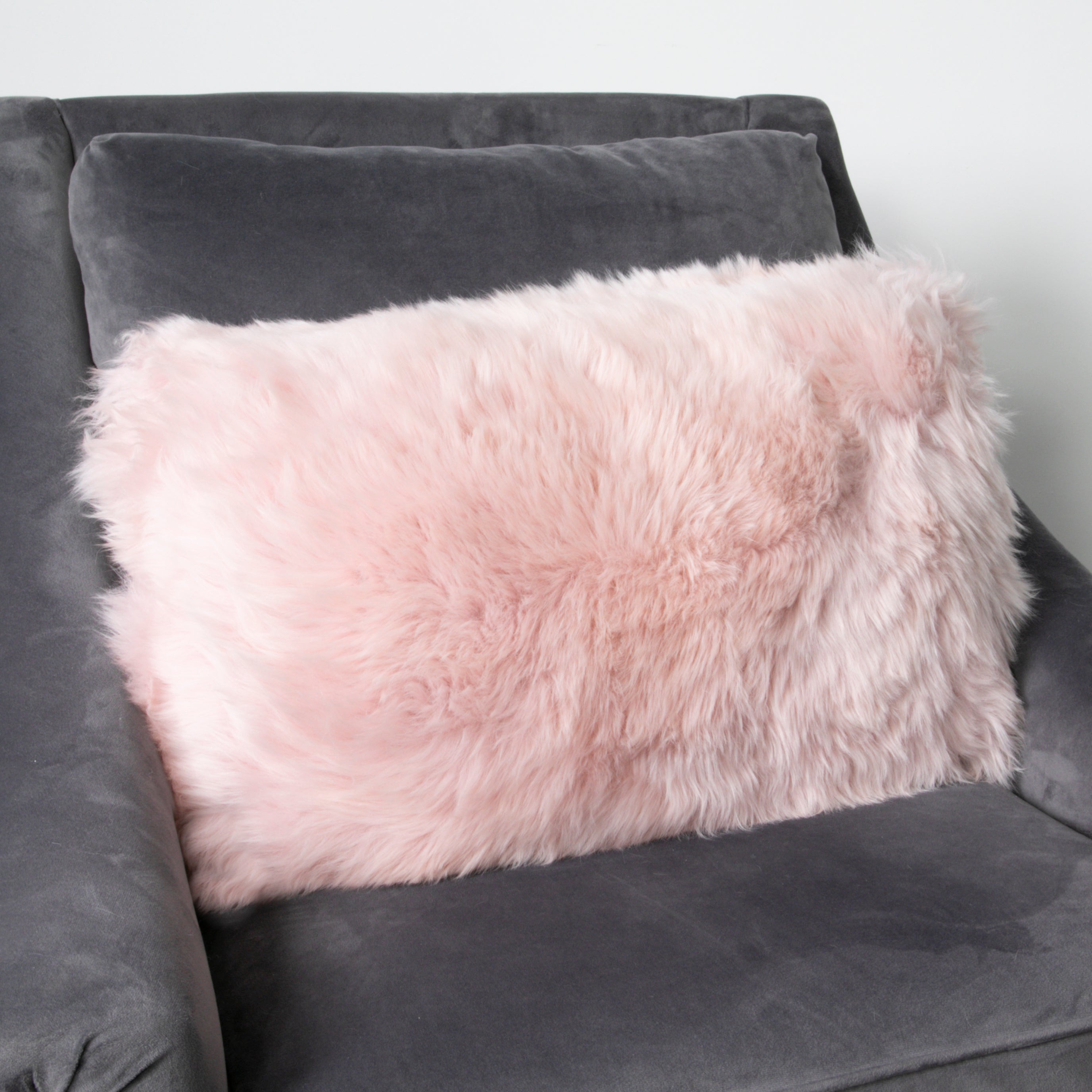 Natural New Zealand Sheepskin Long Hair Long Cushions