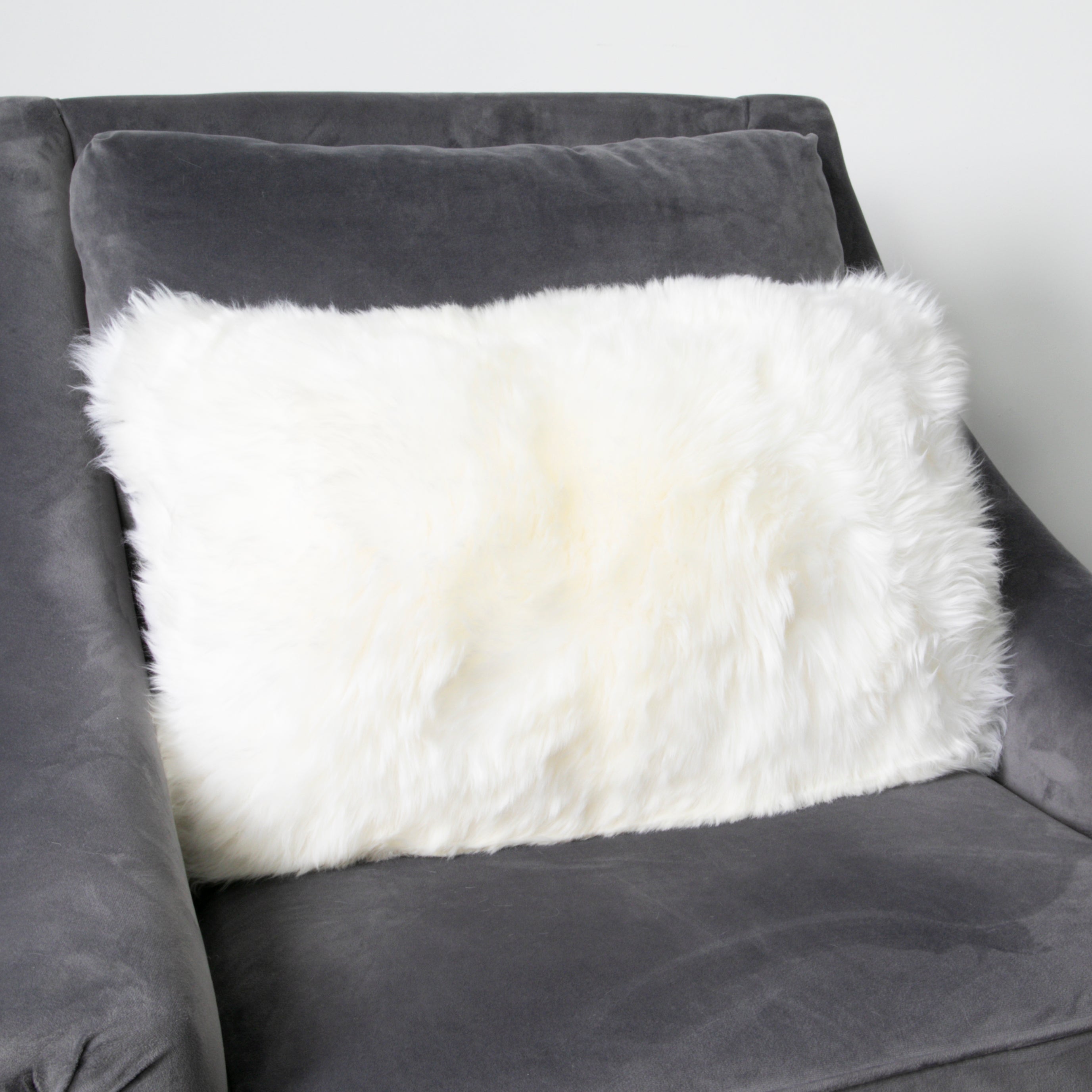 Natural New Zealand Sheepskin Long Hair Long Cushions