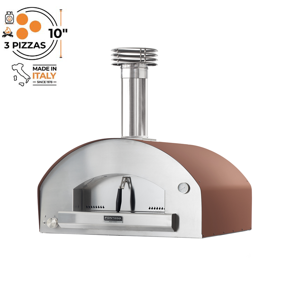 Fontana Mangiafuoco Build-In Dual Fuel Pizza Oven