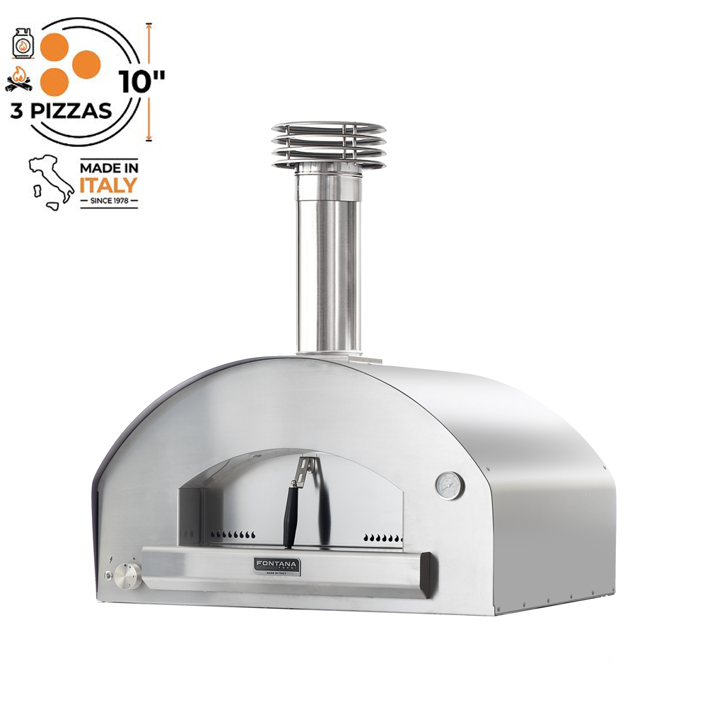 Fontana Mangiafuoco Build-In Dual Fuel Pizza Oven