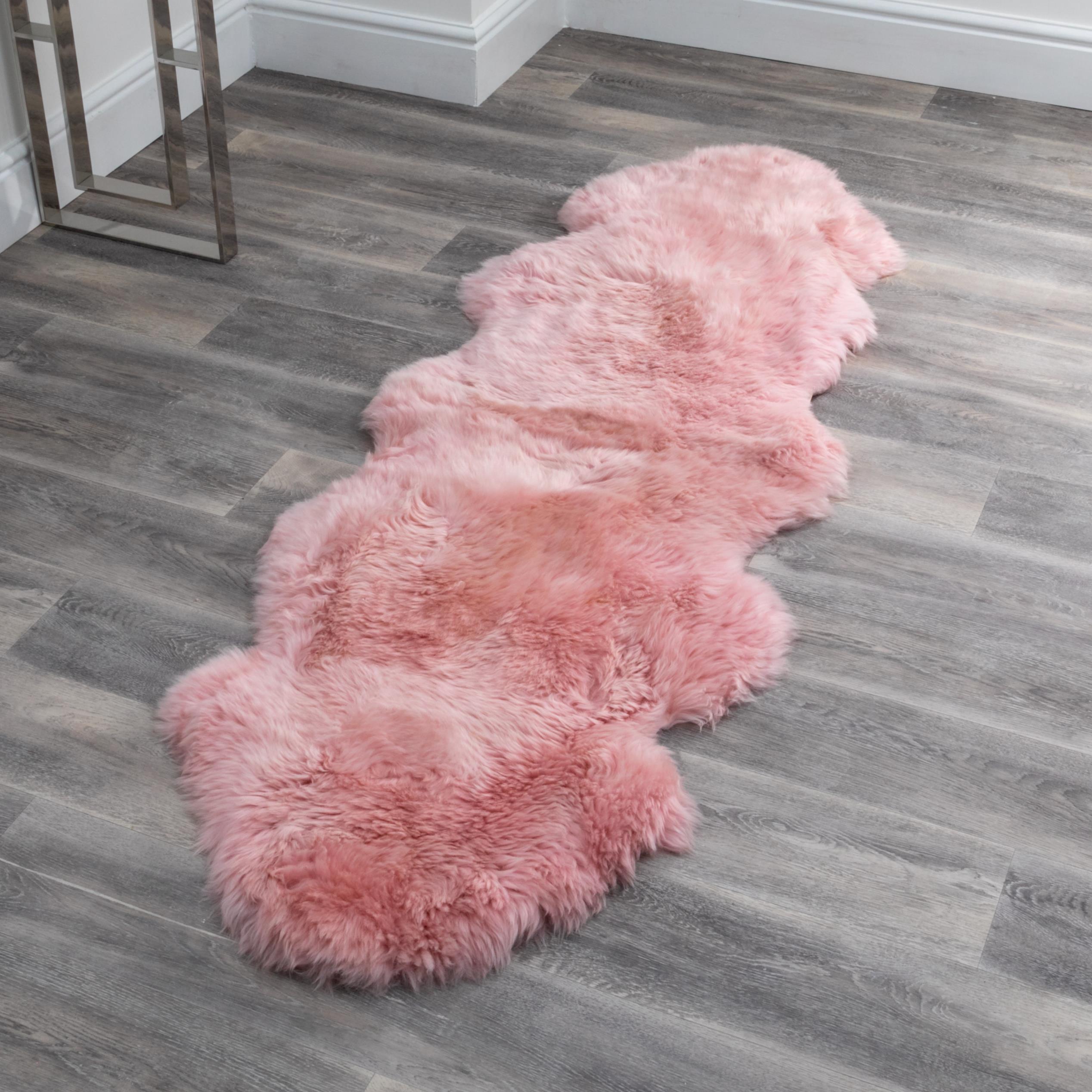 Natural New Zealand Dual Pelt Sheepskin Rug