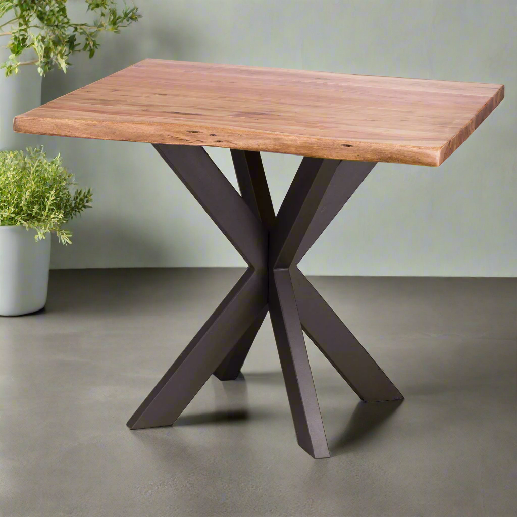 Live Edge Collection Square Dining Table