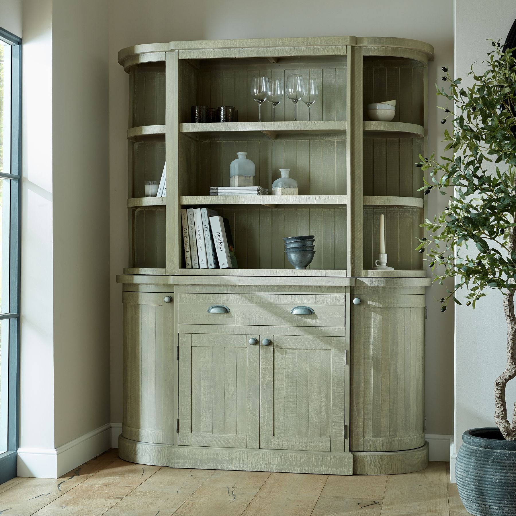 Saltaire Collection 4 Door Sideboard With Drawer