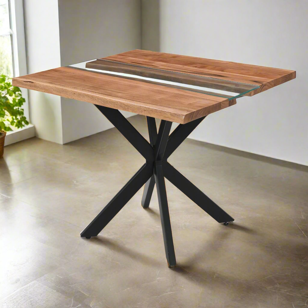 Live Edge Collection Square River Dining Table