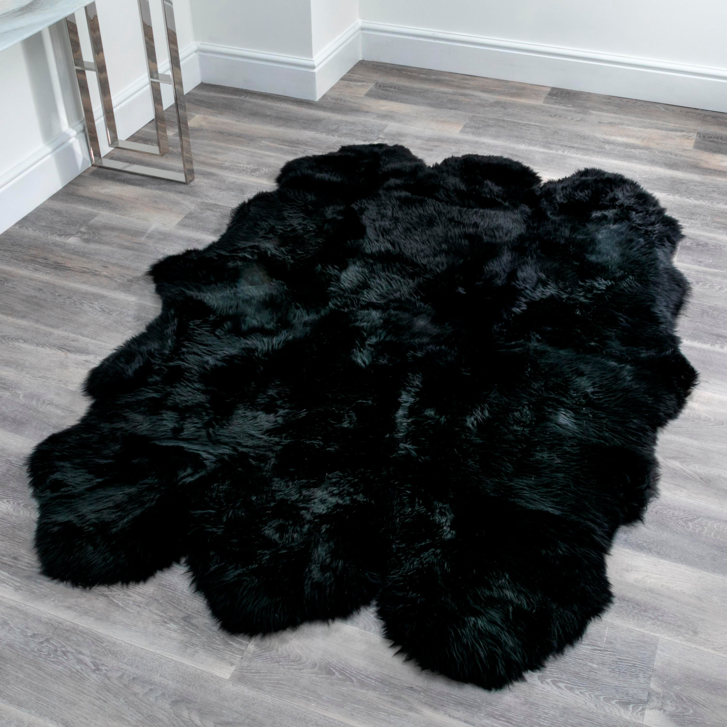 Natural New Zealand Sextuple Pelt Sheepskin Rug