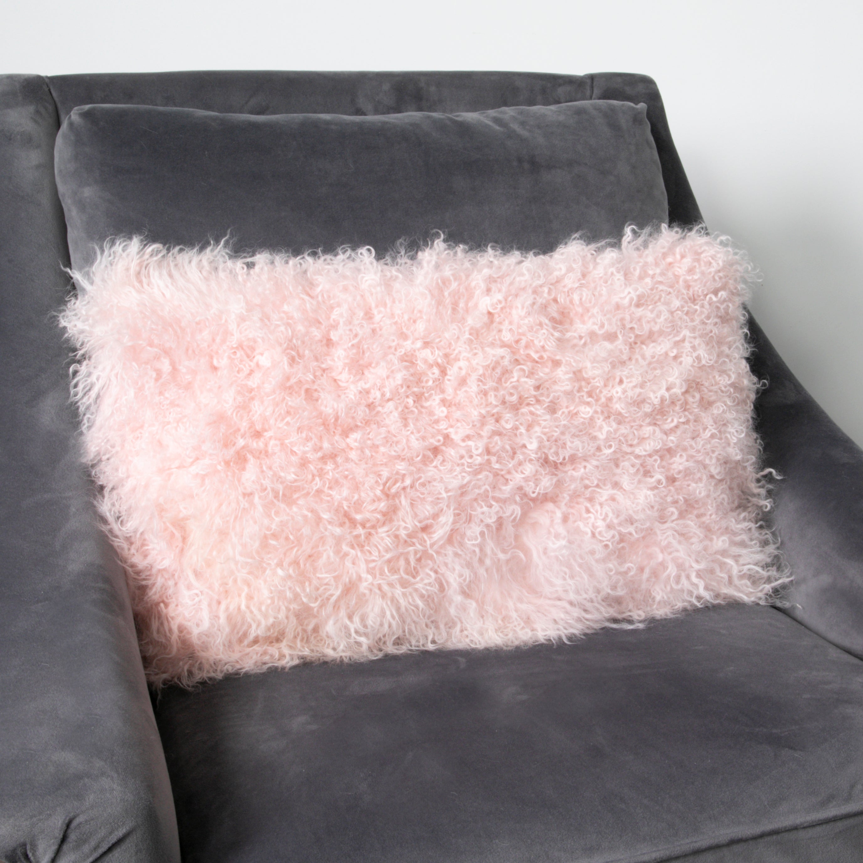 Natural New Zealand Sheepskin Curly Cushions