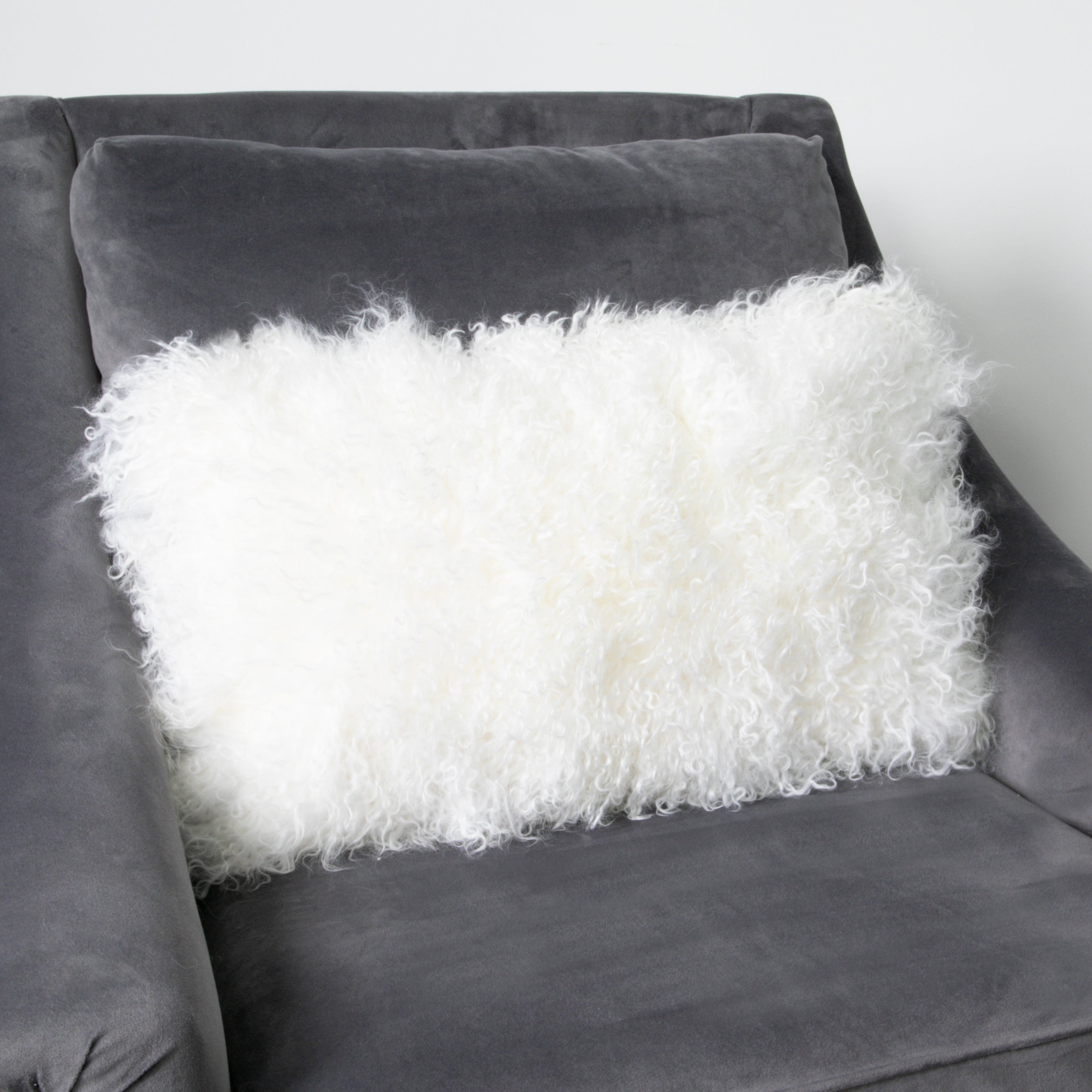 Natural New Zealand Sheepskin Curly Cushions