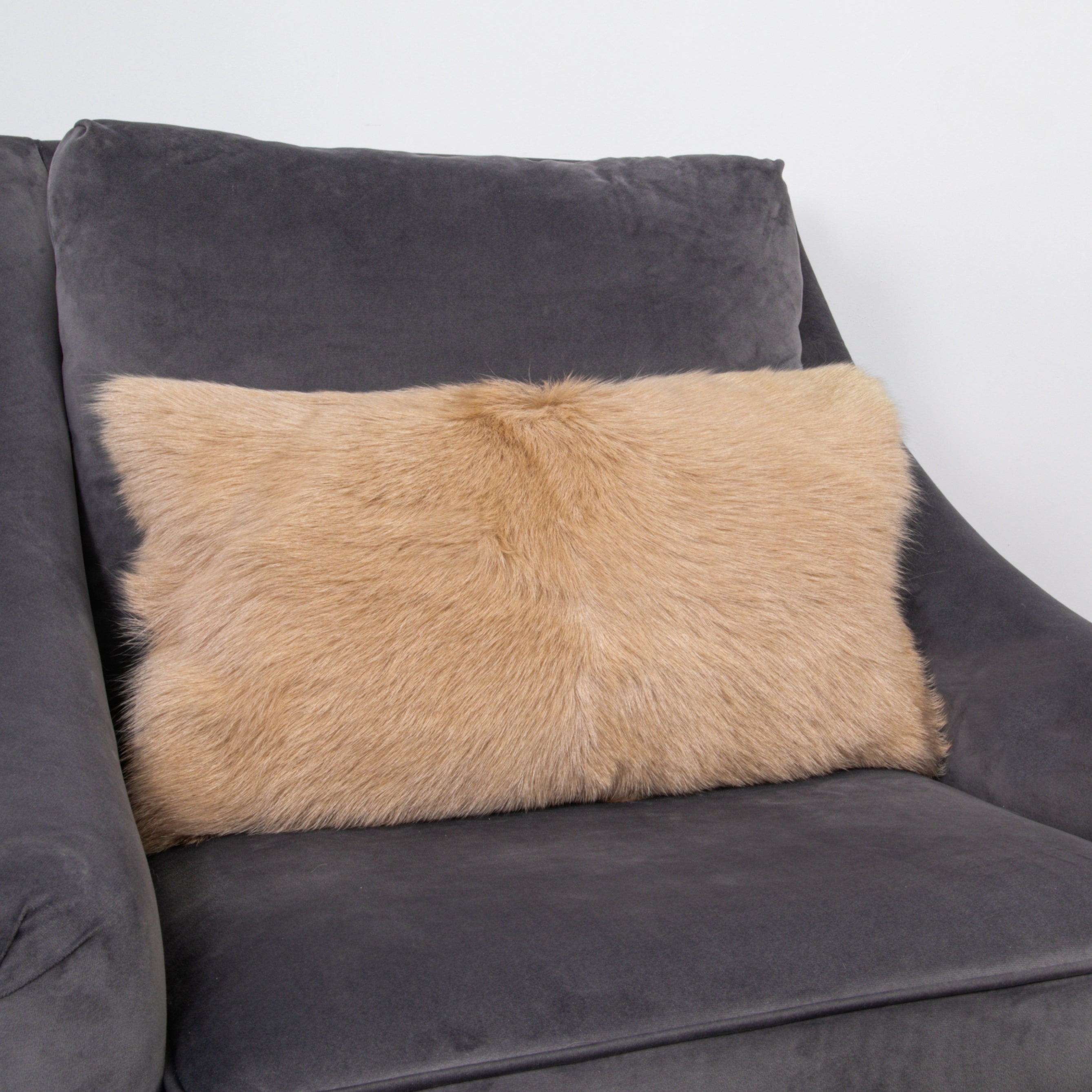 Natural Goatskin Long Cushions