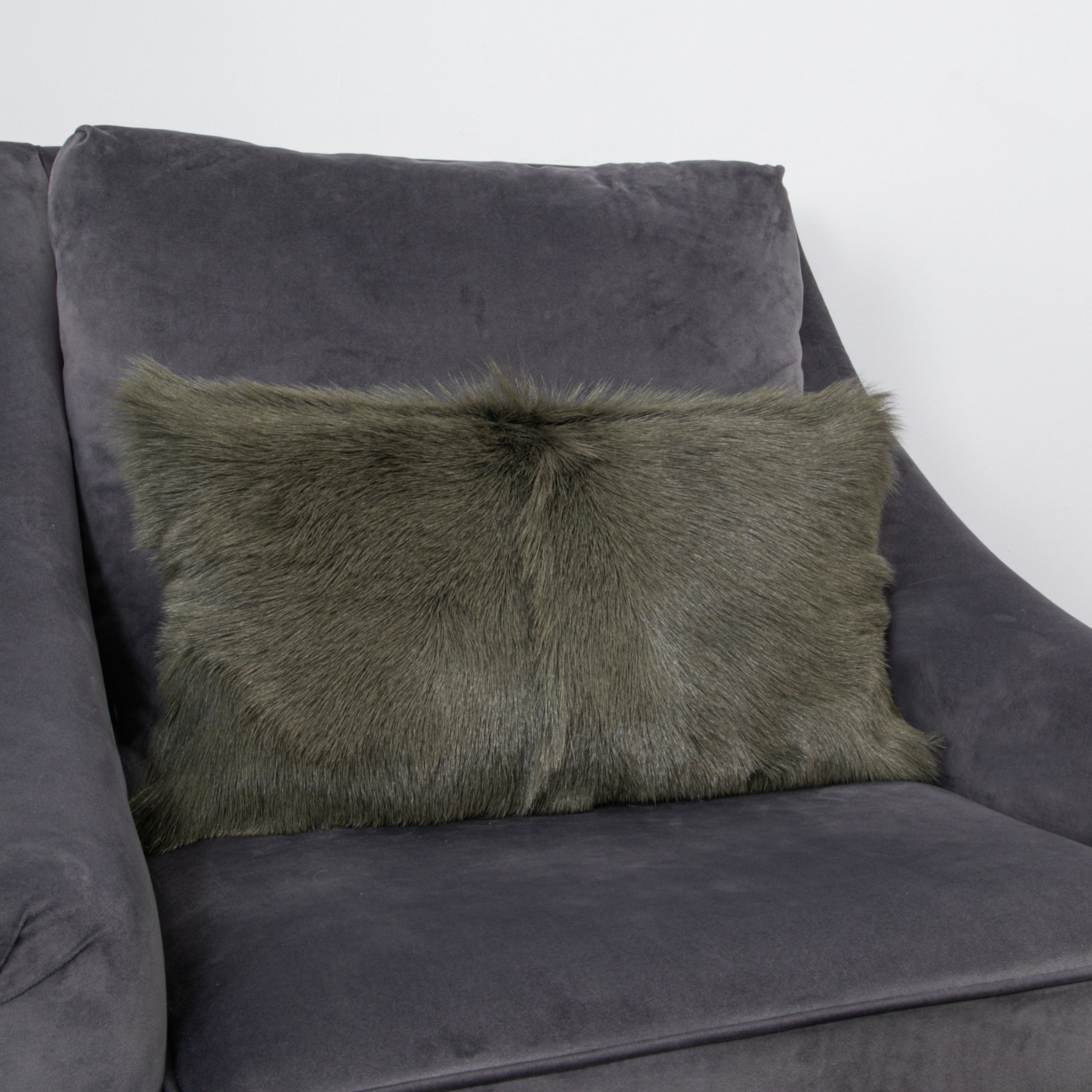 Natural Goatskin Long Cushions