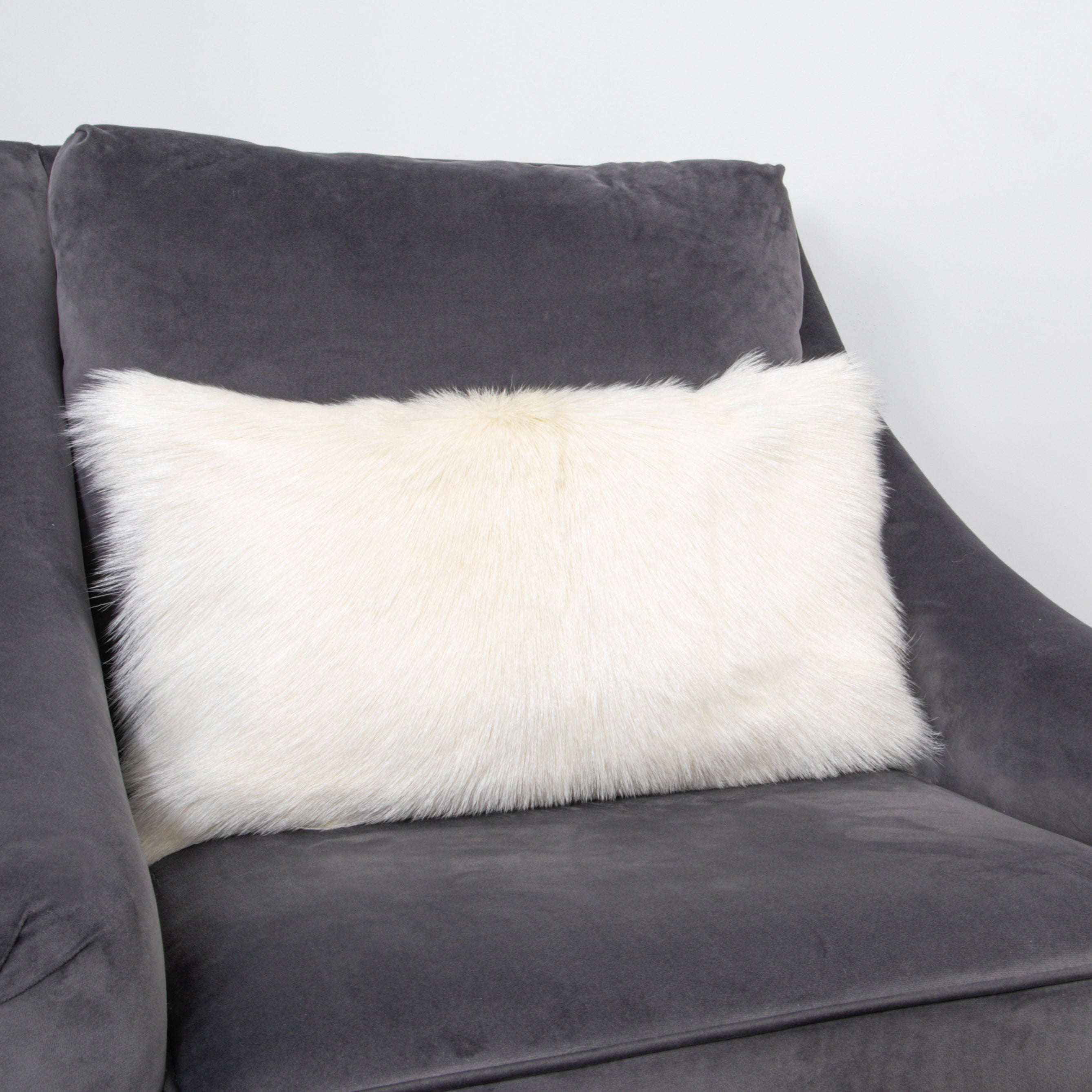 Natural Goatskin Long Cushions