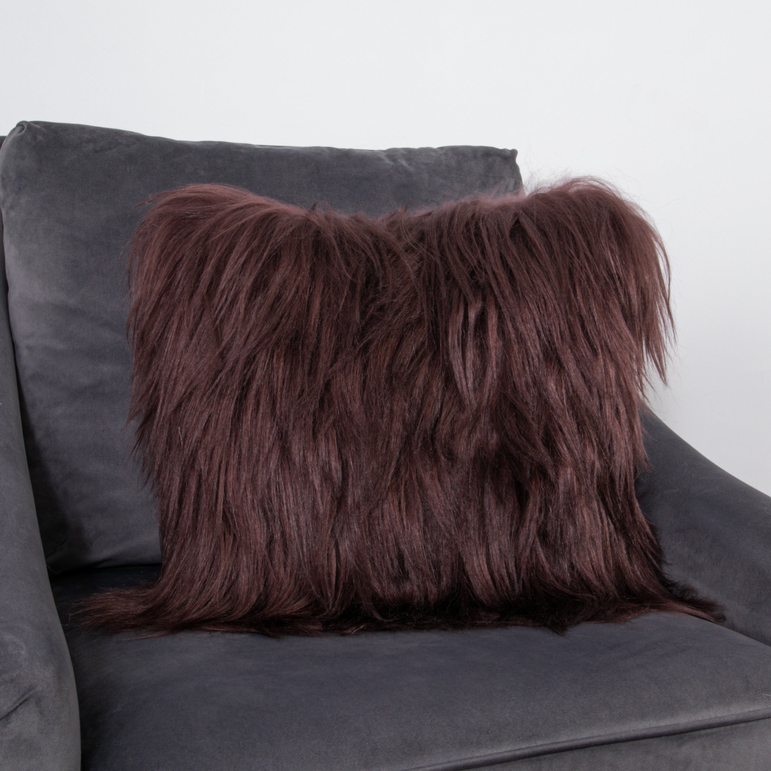 Natural Goatskin Square Cushions