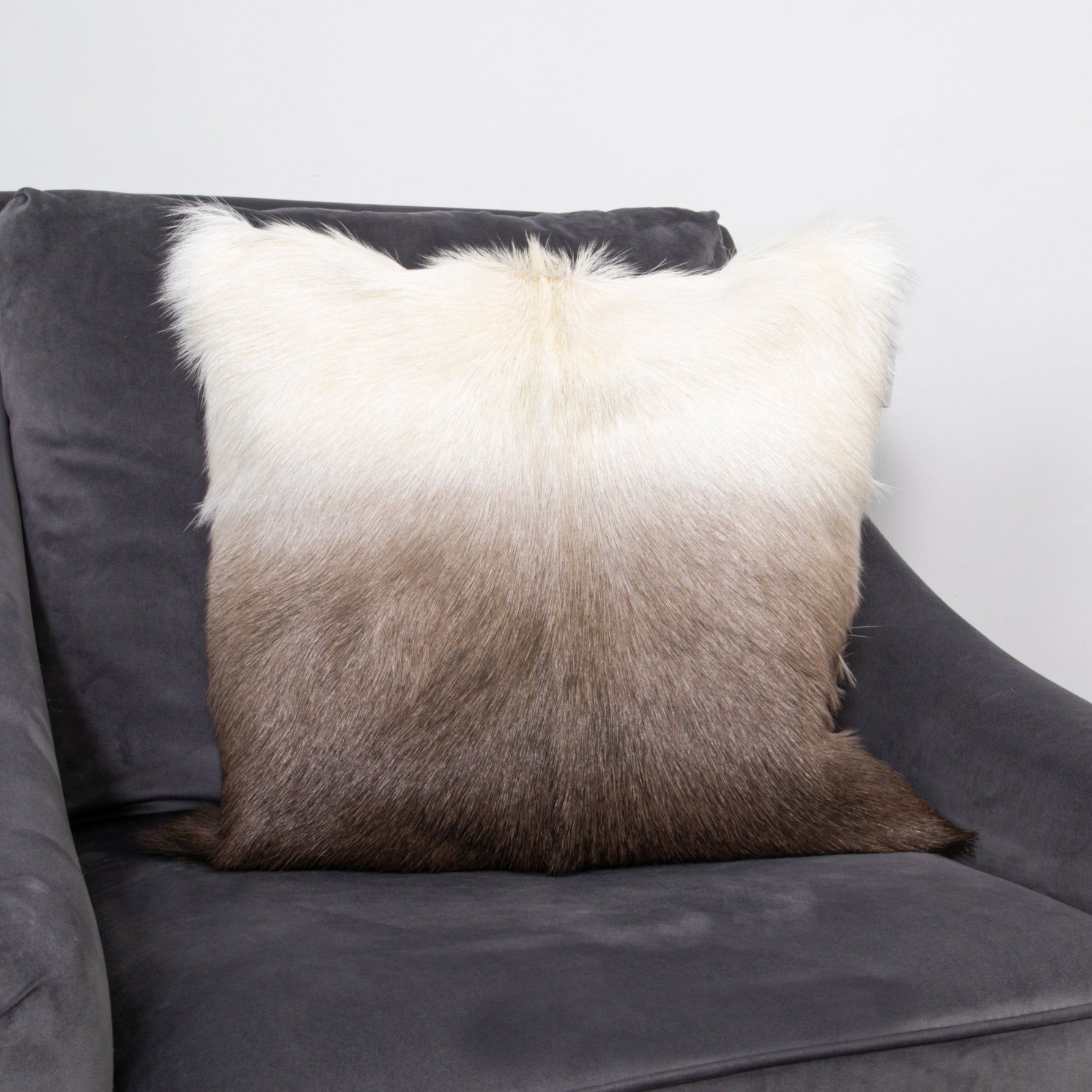 Natural Goatskin Square Cushions