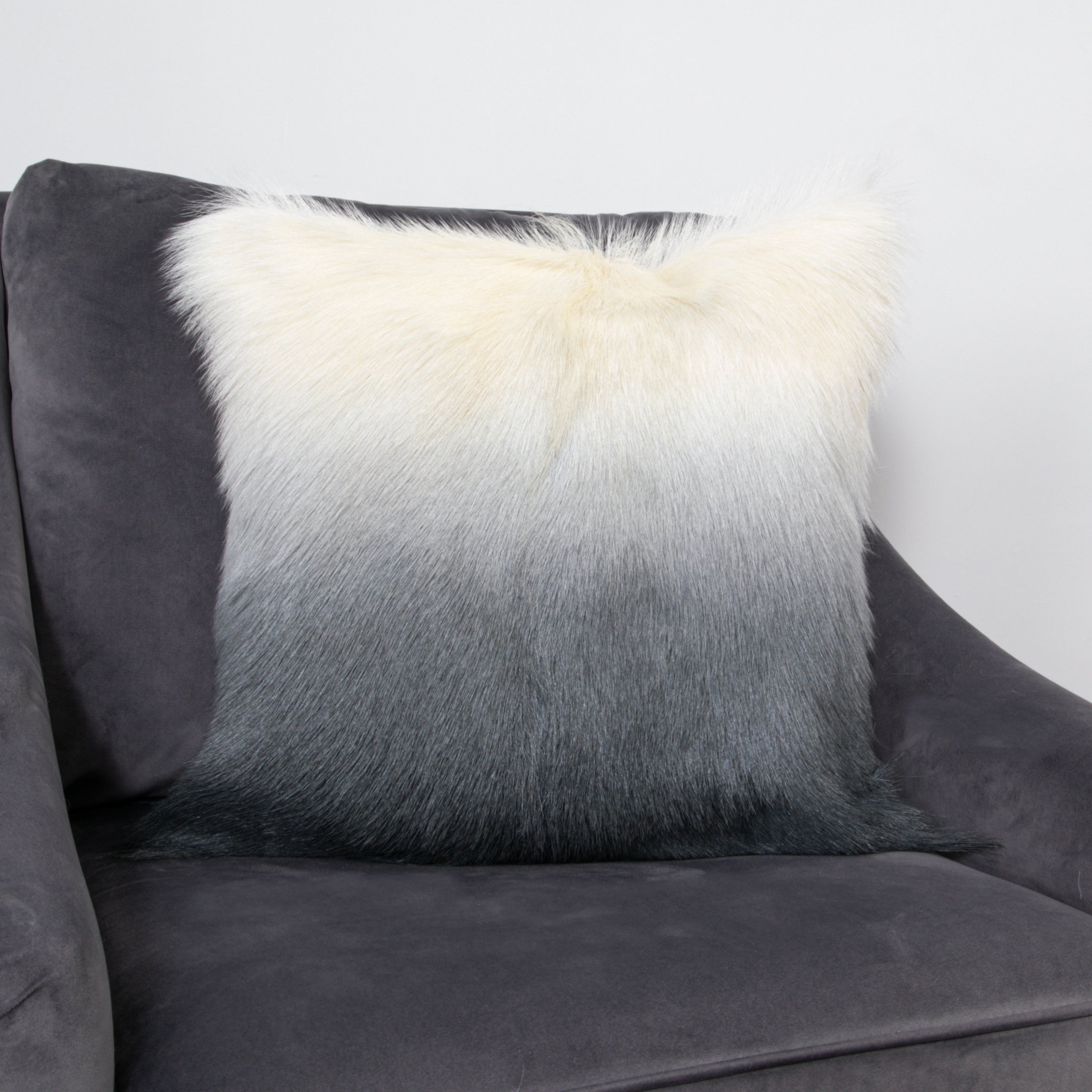 Natural Goatskin Square Cushions