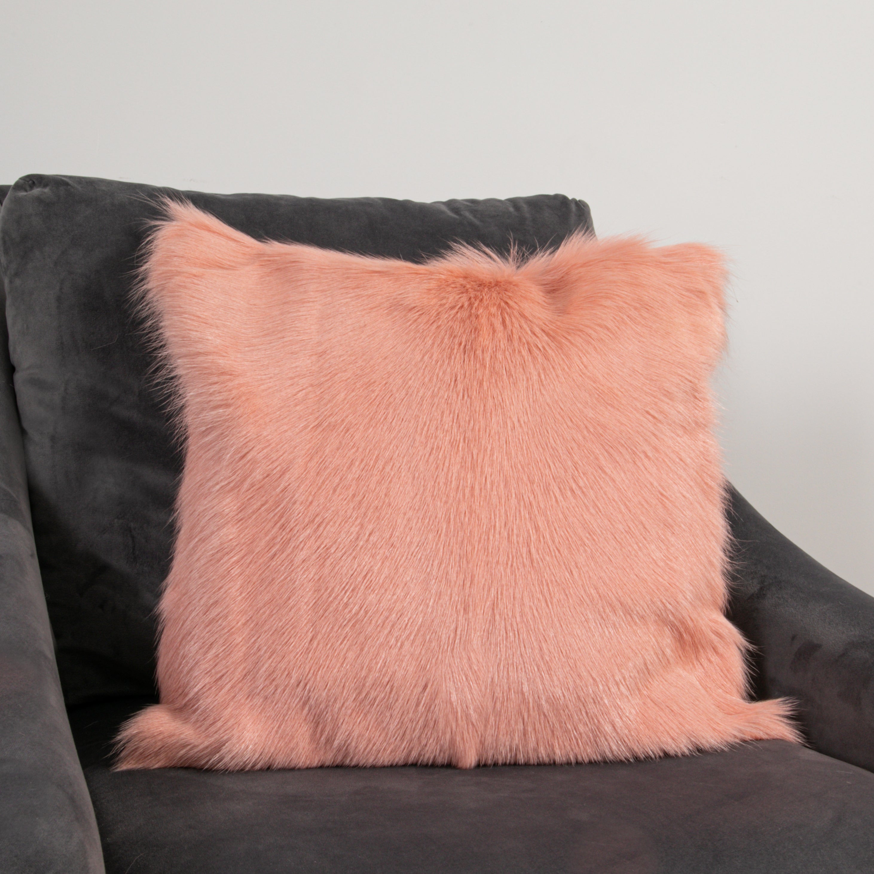 Natural Goatskin Square Cushions