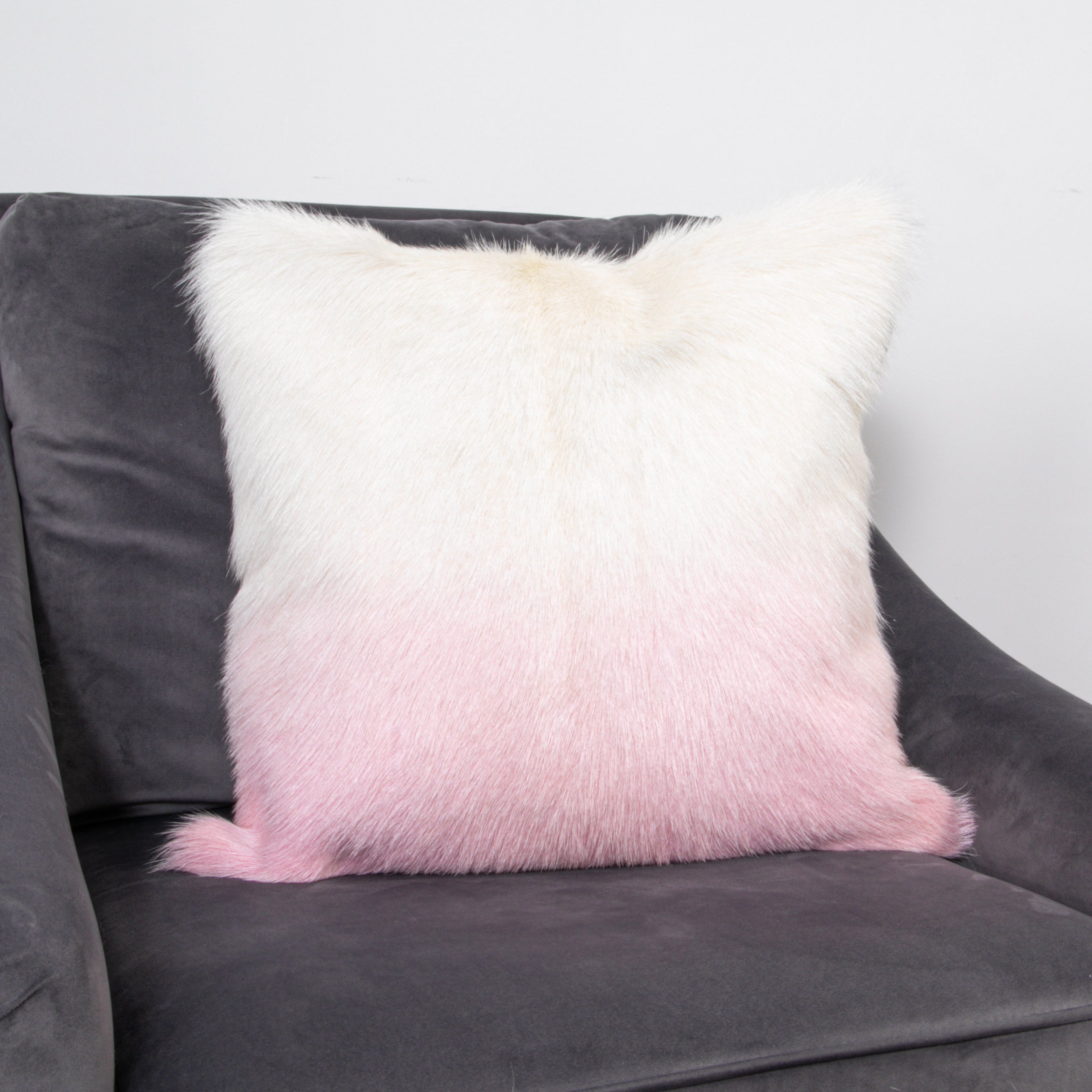 Natural Goatskin Square Cushions