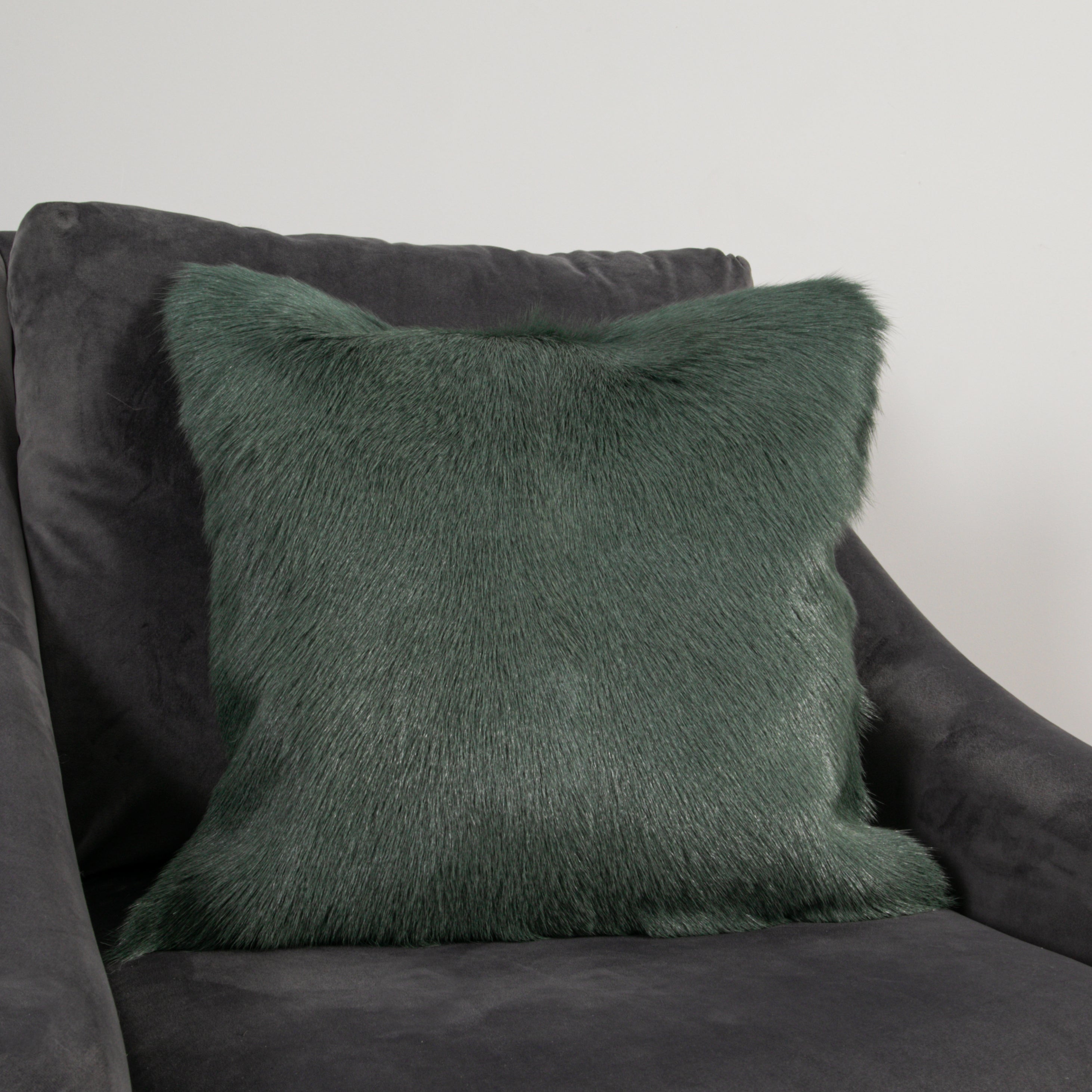 Natural Goatskin Square Cushions