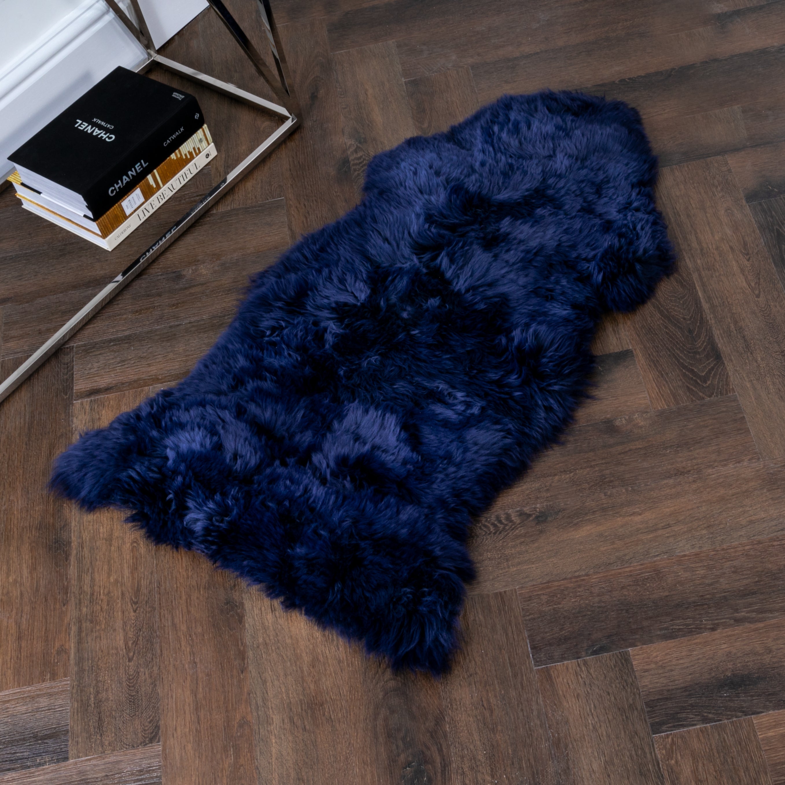 Natural New Zealand Large Long Pile Sheepskin Rug