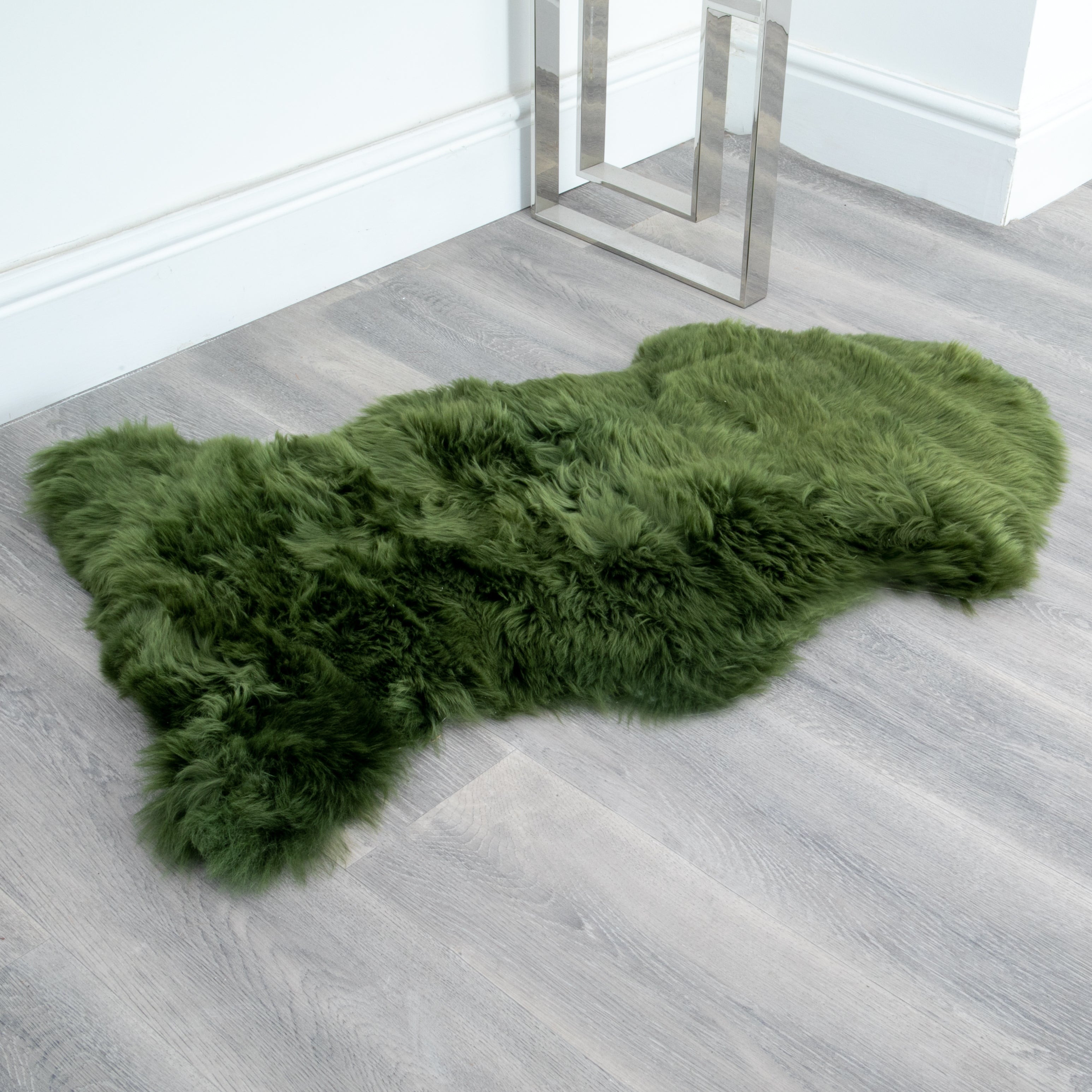 Natural New Zealand Large Long Pile Sheepskin Rug