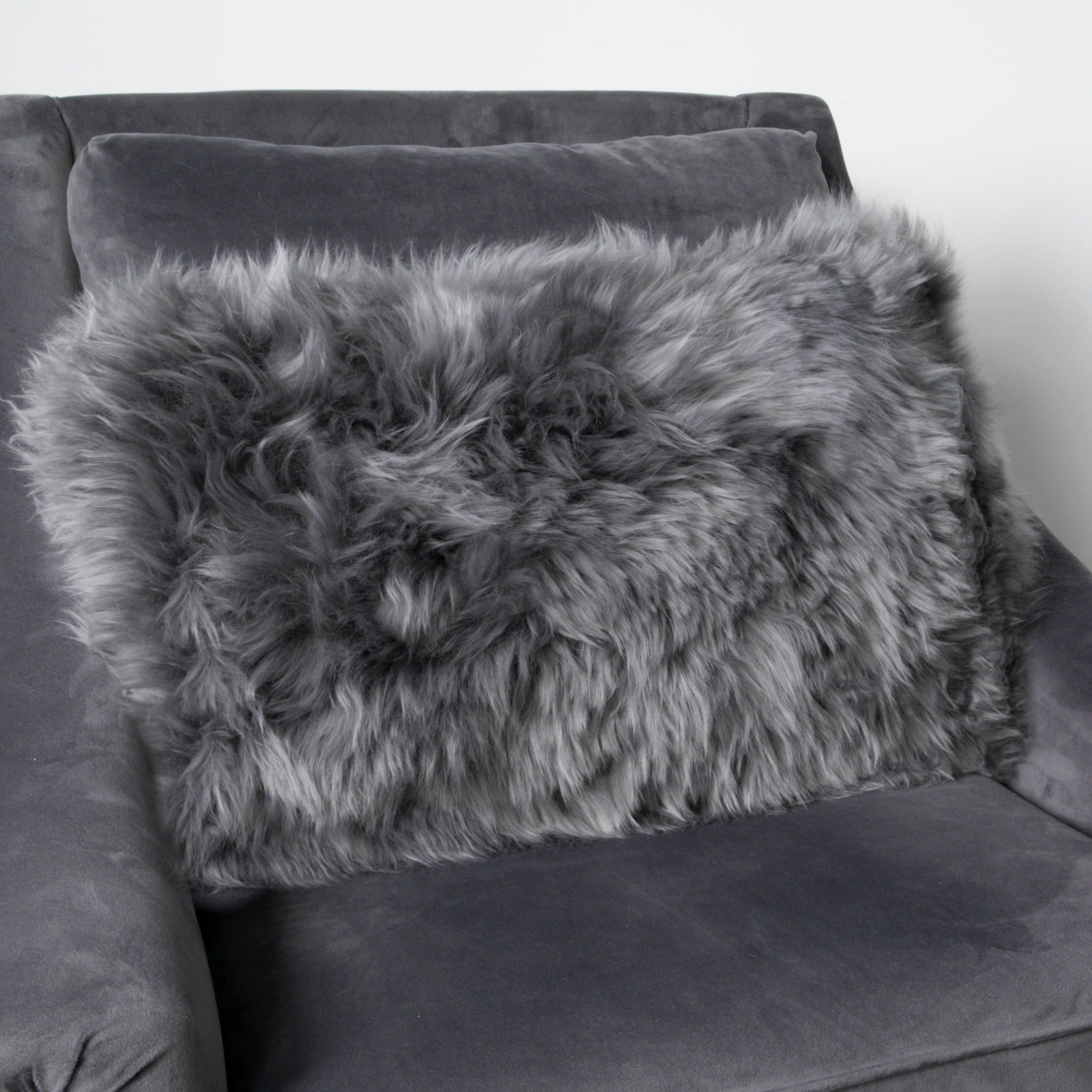 Natural New Zealand Sheepskin Long Hair Long Cushions