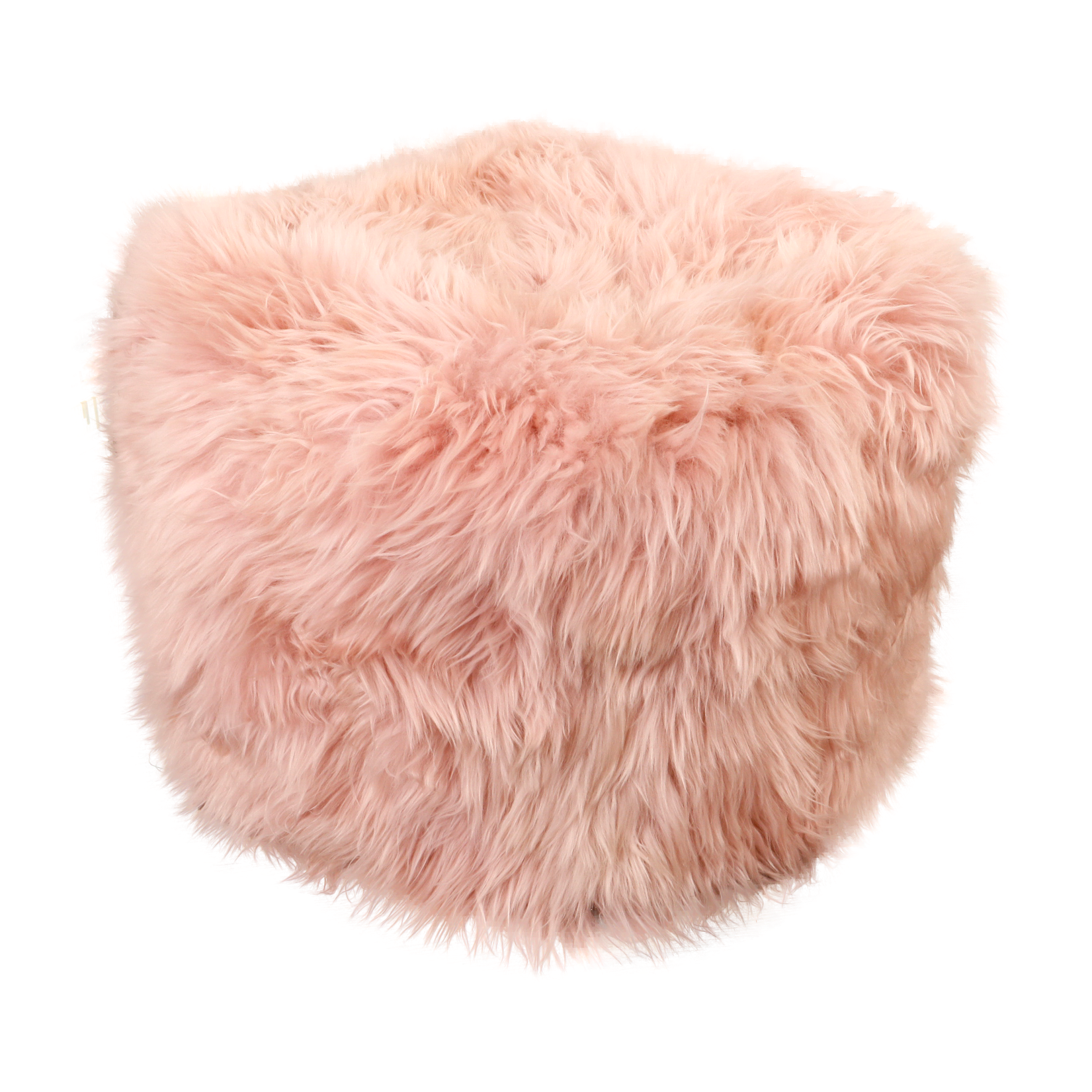 Natural New Zealand Long Pile Pouffe