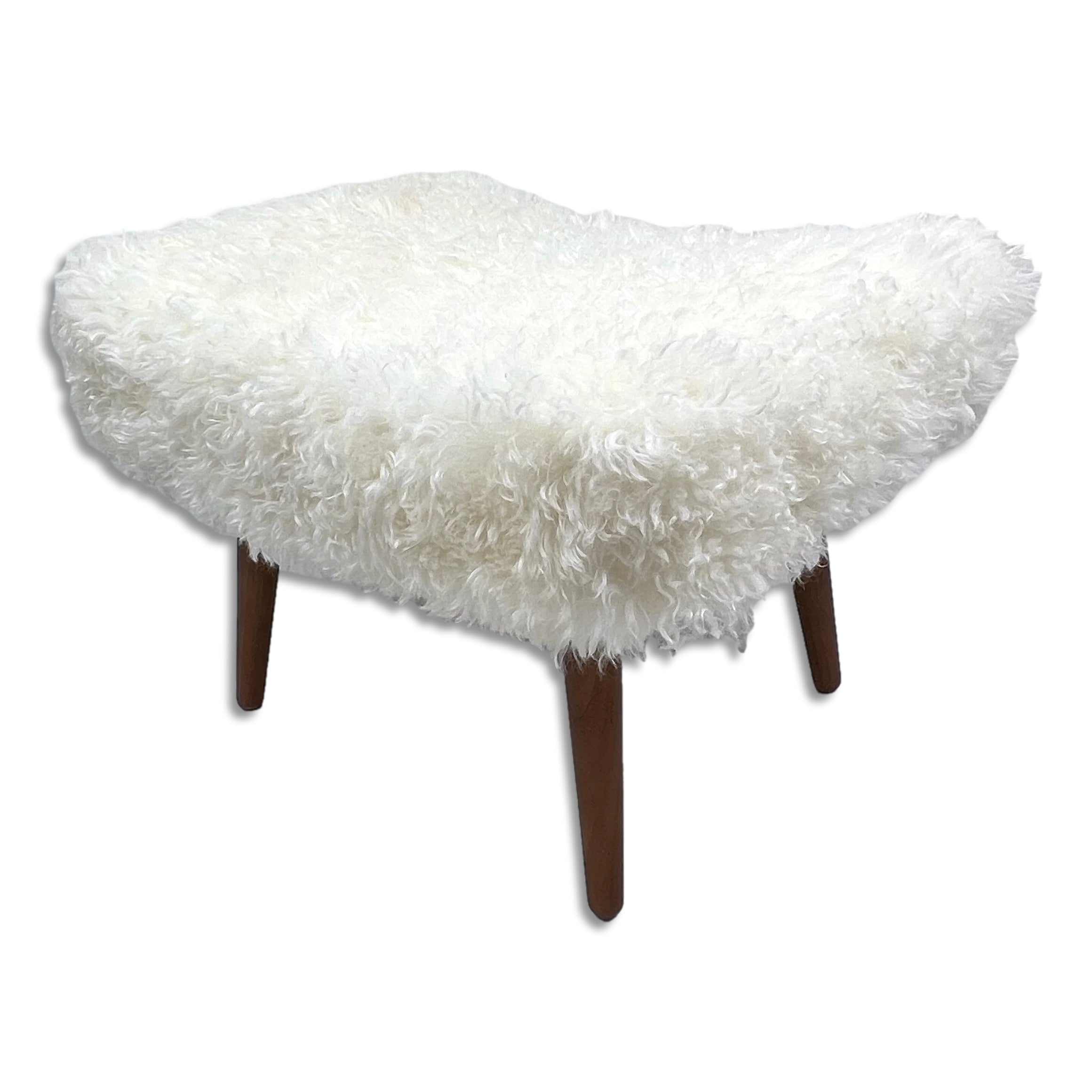 Shearling Sheepskin Footstool