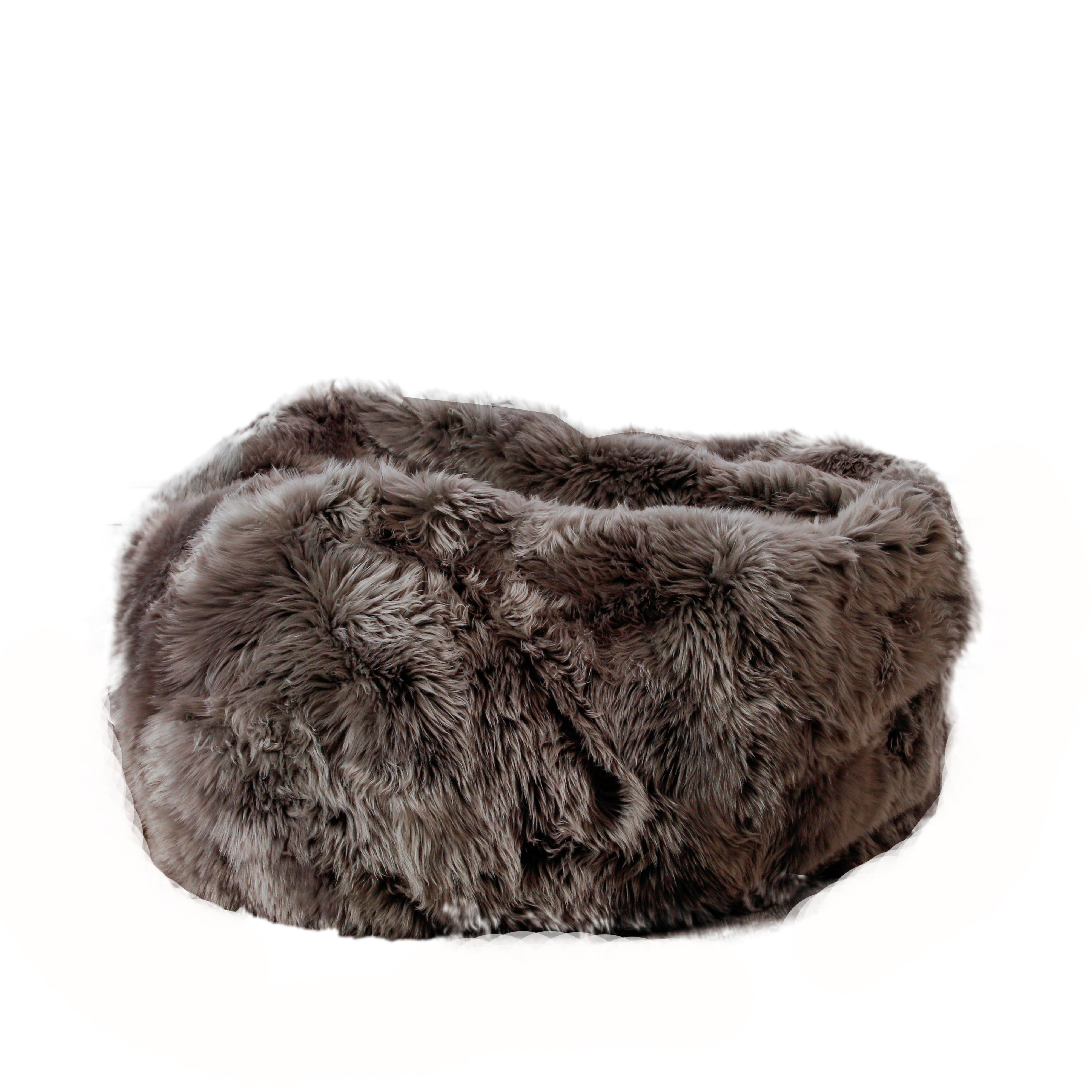 Natural New Zealand Sheepskin Beanbag