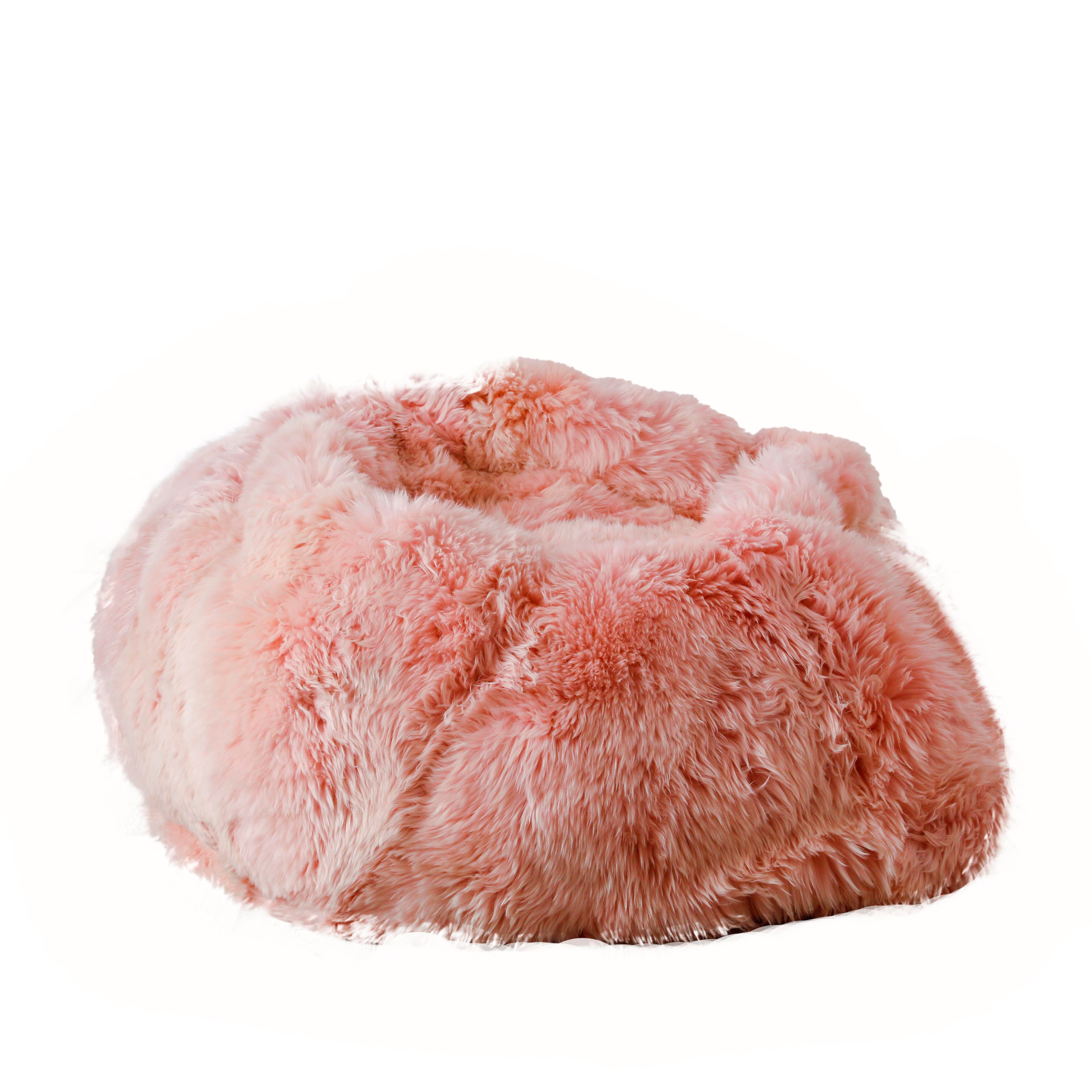 Natural New Zealand Sheepskin Beanbag