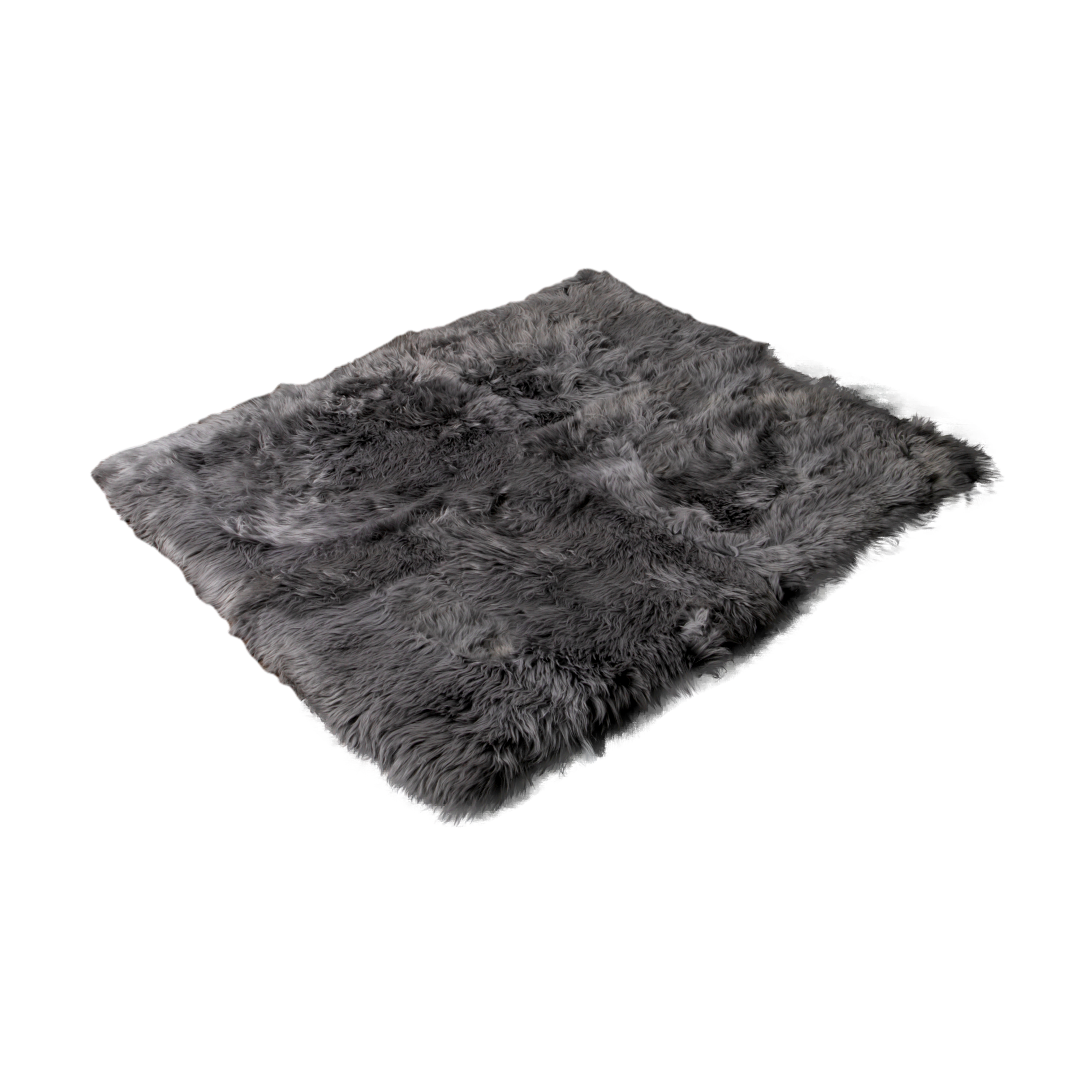 Natural New Zealand Square Sheepskin Rug